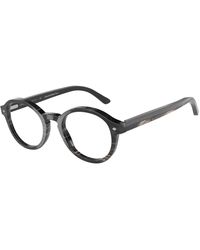 Giorgio Armani - Ar7204 5937 Optical Frames Acetate Transparent Pillow Normal - Lyst