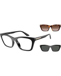 Emporio Armani - Ea4274Bu 50171W Sunglasses Injected Transparent Cat Eye Normal - Lyst