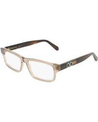 Ferragamo - Sf3061 278 Optical Frames Acetate Squared Normal - Lyst