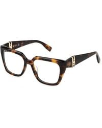 Furla - Vfu866 752 Optical Frames Acetate Squared - Lyst