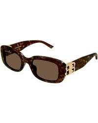 Balenciaga - Bb0310Sk 002 Sunglasses Acetate Squared - Lyst