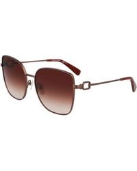 Longchamp - Lo177S 206 Sunglasses Metal Butterfly Normal - Lyst