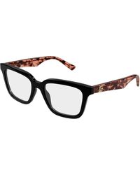 Gucci - Gg2186Oa 004 Optical Frames Acetate Transparent Squared - Lyst