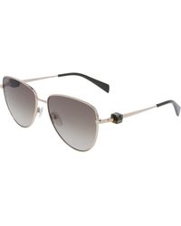 Liu Jo - Lj161S 714 Sunglasses Metal Pilot Normal - Lyst