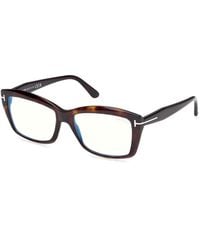 Tom Ford - Ft6065-B 052 Optical Frames Acetate Squared Normal - Lyst