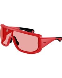 Moncler - Me8003 Snowseeker 501784 Sunglasses Injected Squared Normal - Lyst