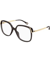 Chloé - Ch0287O 006 Optical Frames Acetate Transparent Squared - Lyst
