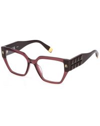 Furla - Vfu775 0Afd Optical Frames Acetate Squared - Lyst