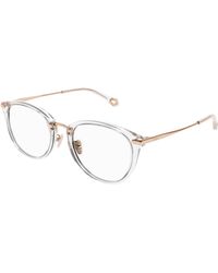 Chloé - Ch0248Oa 004 Optical Frames Acetate Transparent Cat Eye - Lyst