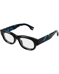 Gucci - Gg1910O 002 Optical Frames Acetate Transparent Squared - Lyst