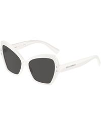 Dolce & Gabbana - Dg4463 331287 Sunglasses Acetate Butterfly Normal - Lyst