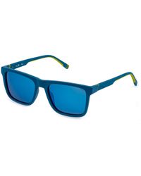 Fila - Sfid21 R22P Sunglasses Injected Smoke Squared Polarized Mirrored - Lyst