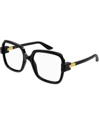 Gucci - Gg1433O 001 Optical Frames Injected Transparent Squared - Lyst
