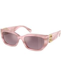Ralph Lauren - Rl8222 The Bridget 61806X Sunglasses Acetate Cat Eye Normal Mirror - Lyst