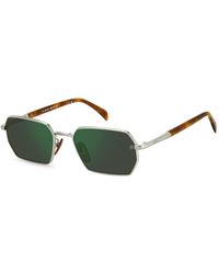 David Beckham - Db 1174/S 8Jd/Mt Sunglasses Metal Squared Normal Mirror - Lyst