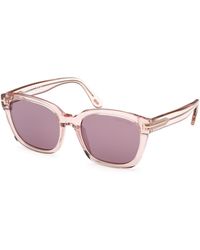 Tom Ford - Ft1216 Haylay 72Y Sunglasses Acetate Squared Normal - Lyst