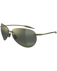 Maui Jim - Mj0421S 007 Sunglasses Injected Pilot - Lyst