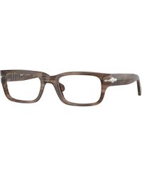 Persol - Po3399V 1208 Optical Frames Acetate Transparent Squared Normal - Lyst