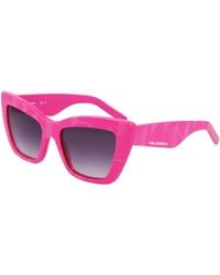 KARL LAGERFELD - Kl6158S 525 Sunglasses Acetate Cat Eye Normal Normal - Lyst