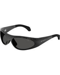 Moncler - Me7001 Inara 900187 Sunglasses Carbon Round Normal - Lyst