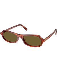 Miu Miu - Mu B10Su 11P09Z Sunglasses Acetate Geometric Normal - Lyst