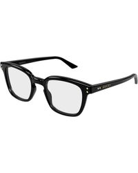 Gucci - Gg2131O 005 Optical Frames Acetate Transparent Squared - Lyst