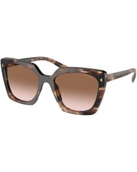 Prada - Pr 23Zs 07R0A6 Sunglasses Acetate Squared Normal Shaded - Lyst
