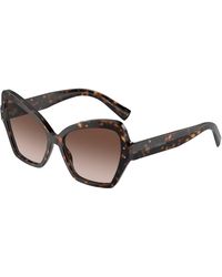 Dolce & Gabbana - Dg4463 502/13 Sunglasses Acetate Butterfly Normal Shaded - Lyst