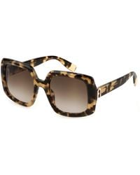 Furla - Sfu709 0801 Sunglasses Acetate Squared Normal Shaded - Lyst