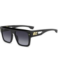 DSquared² - D2 0127/S 807/9O Sunglasses Acetate Squared Normal Shaded - Lyst