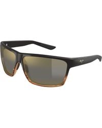 Maui Jim - Mj0839S 004 Occhiali Da Sole Iniettato Bronzo Squadrata - Lyst
