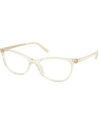 Miu Miu - Mu 09Zv 12X1O1 Optical Frames Acetate Transparent Cat Eye Normal - Lyst
