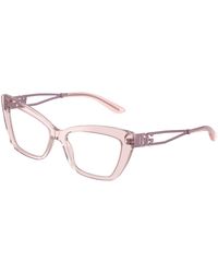 Dolce & Gabbana - Dg3375B 3148 Optical Frames Acetate Transparent Cat Eye Normal - Lyst