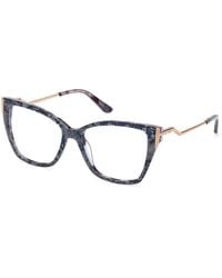 Guess - Gm0399 092 Optical Frames Acetate Squared Normal - Lyst
