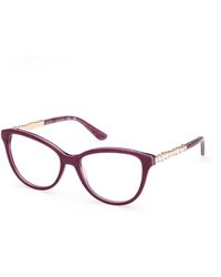Guess - Gm50060 83 Optical Frames Acetate Cat Eye Normal - Lyst