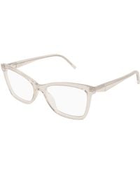 Saint Laurent - Sl M183 004 Optical Frames Acetate Transparent Cat Eye - Lyst