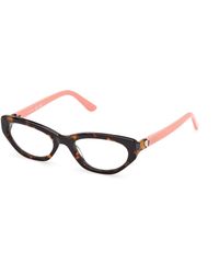 Guess - Gu50395 52 Optical Frames Acetate Round Normal - Lyst
