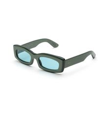 Retrosuperfuture - Mwa Zaga Metallic Mint Sunglasses Acetate Squared Normal - Lyst