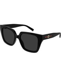Gucci - Gg2102S 001 Sunglasses Injected Butterfly - Lyst