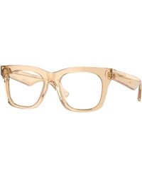 Burberry - Be2407 4063 Optical Frames Acetate Transparent Squared Normal - Lyst