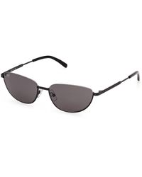 Gcds - Gd0084 02A Sunglasses Metal Smoke Cat Eye Normal - Lyst