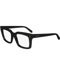 Ferragamo - Sf2993 001 Optical Frames Acetate Squared Normal Normal - Lyst