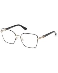 Guess - Gu50313 001 Optical Frames Metal Squared Normal - Lyst
