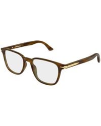 Montblanc - Mb0517O 004 Optical Frames Acetate Transparent Squared - Lyst