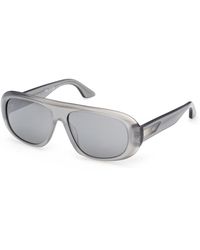 Gcds - Gd0067 Giuliano 20C Sunglasses Acetate Smoke Squared Normal - Lyst