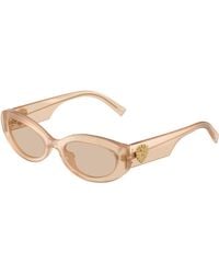 Dolce & Gabbana - Dg4537 308993 Sunglasses Acetate Round Normal - Lyst