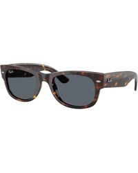 Ray-Ban - Mega Wayfarer Ii Sunglasses Frame Blue Lenses - Lyst