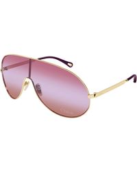 Chloé - Ch0283S 003 Sunglasses Metal Mask - Lyst