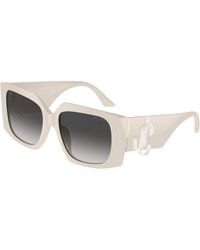 Jimmy Choo - Jc5006U 50088G Sunglasses Acetate Butterfly Normal Shaded - Lyst