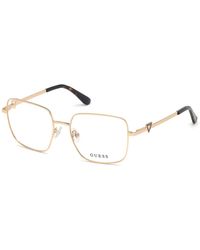 Guess - Gu2728 032 Optical Frames Metal Geometric Normal - Lyst